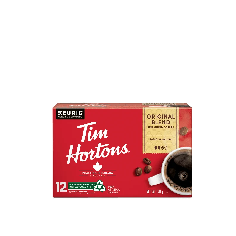 12ct K-Cups Original Blend Coffee from the Tim Hortons Canada menu
