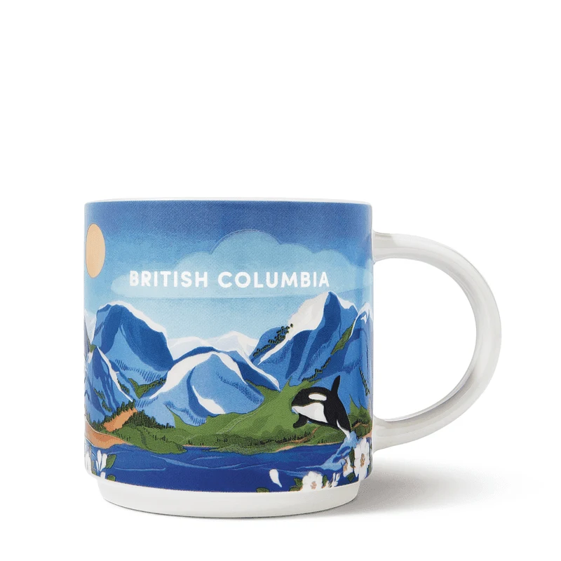 16oz Ceramic Mug – British Columbia from the Tim Hortons Canada menu