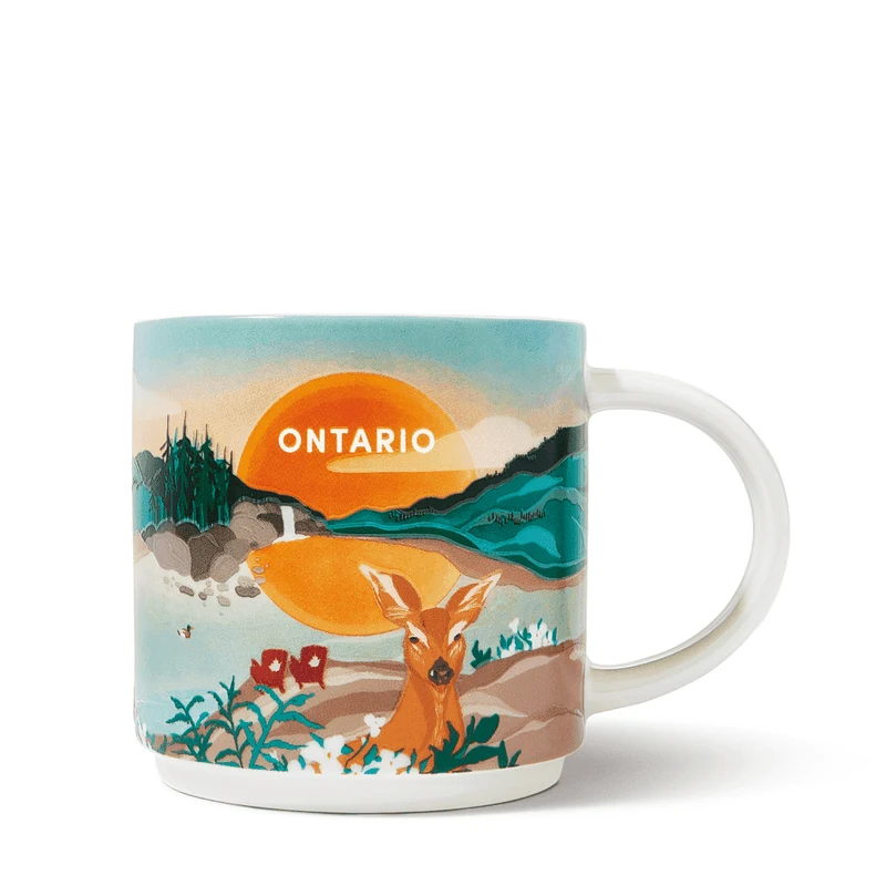 16oz Ceramic Mug - Ontario from the Tim Hortons Canada menu