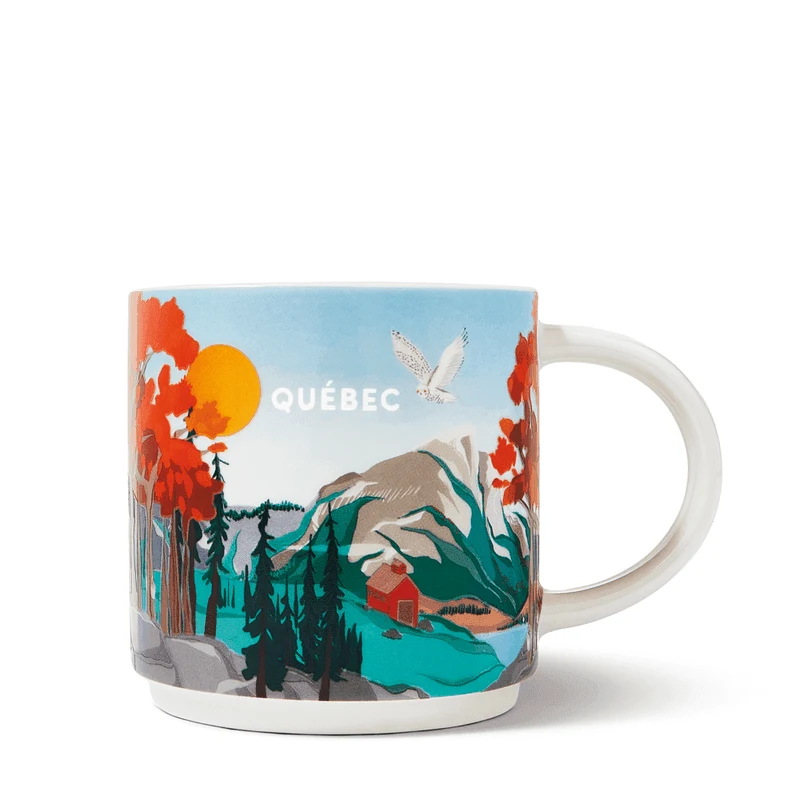 16oz Ceramic Mug - Quebec from the Tim Hortons Canada menu