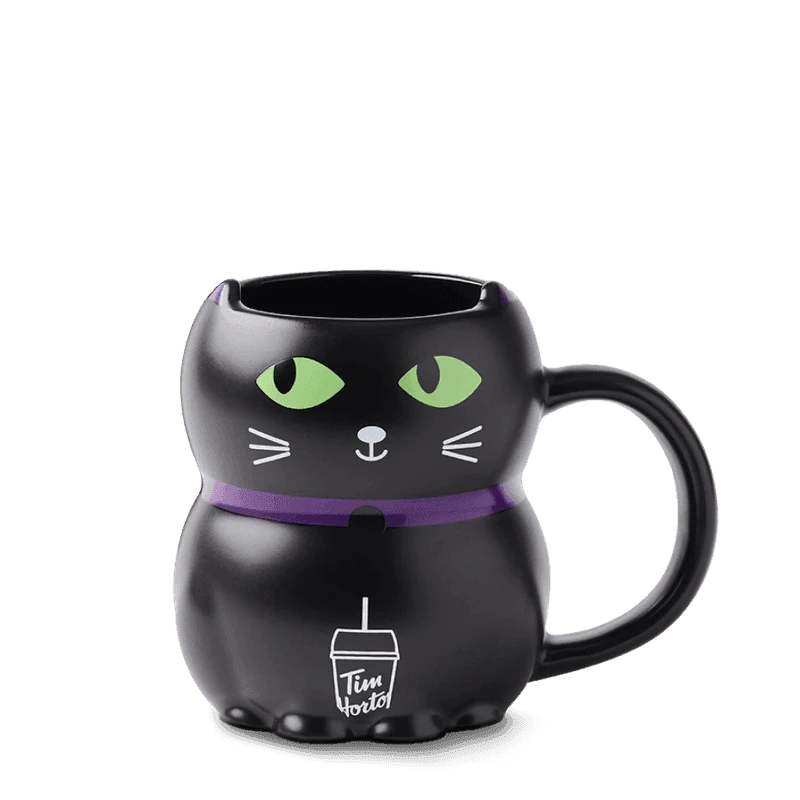 20oz Figural Mug - Black Cat from the Tim Hortons Canada menu
