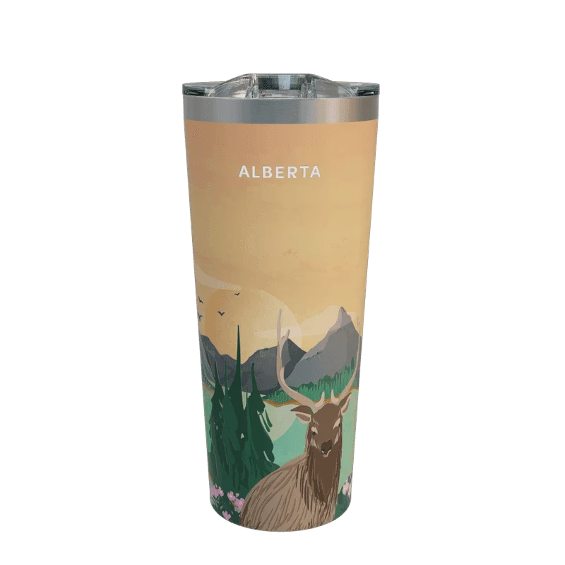 22oz Alberta Travel Mug, Stainless Steel from the Tim Hortons Canada menu