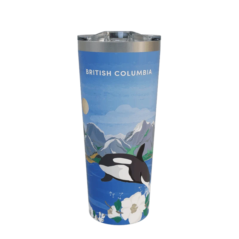 22oz British Columbia Travel Mug, Stainless Steel from the Tim Hortons Canada menu