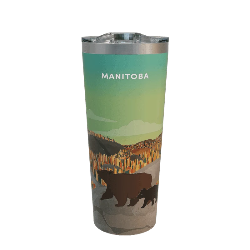 22oz Manitoba Travel Mug, Stainless Steel from the Tim Hortons Canada menu