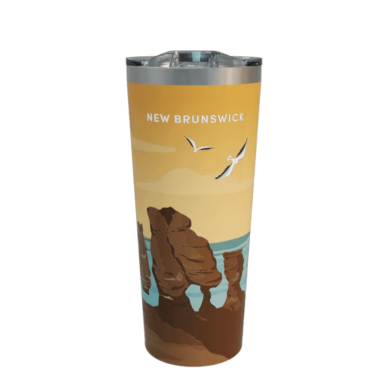 22oz New Brunswick Travel Mug, Stainless Steel from the Tim Hortons Canada menu