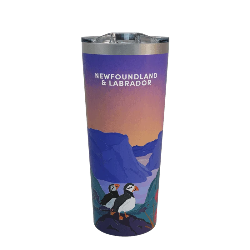 22oz Newfoundland and Labrador Travel Mug, Stainless Steel from the Tim Hortons Canada menu