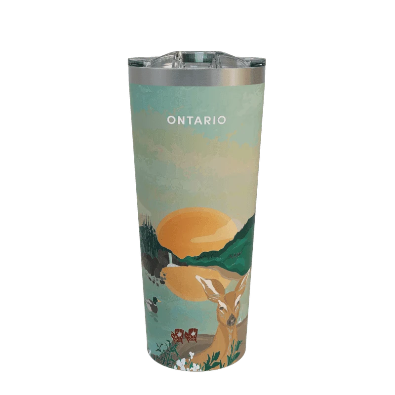 22oz Ontario Travel Mug, Stainless Steel from the Tim Hortons Canada menu
