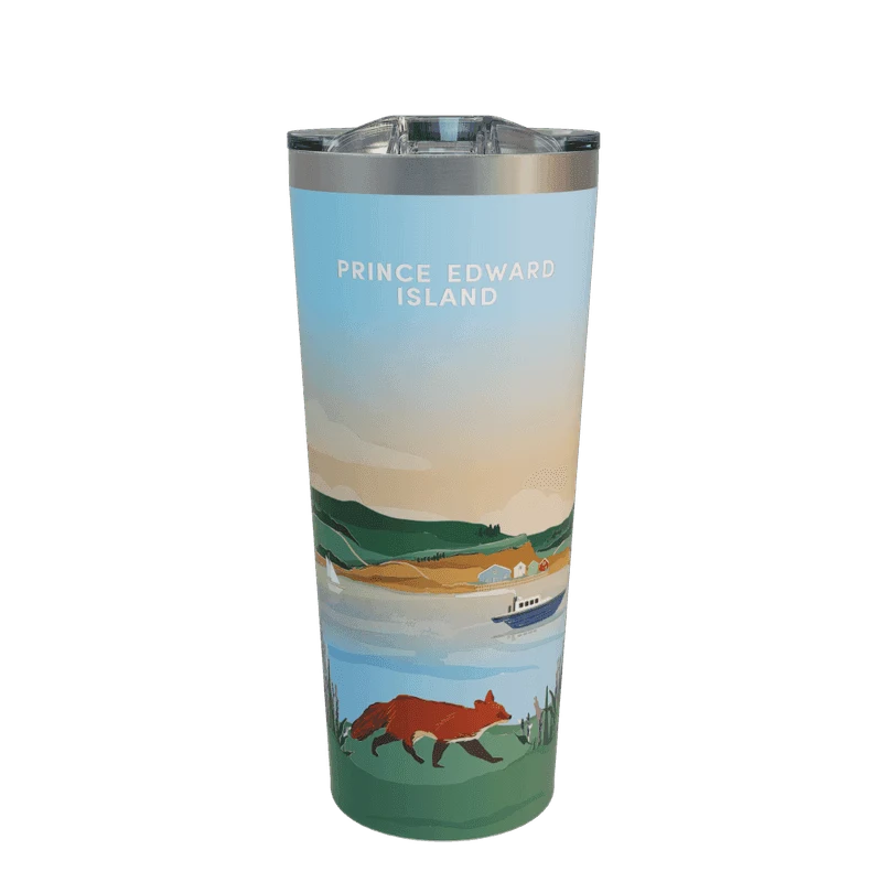 22oz Prince Edward Island Travel Mug, Stainless Steel from the Tim Hortons Canada menu