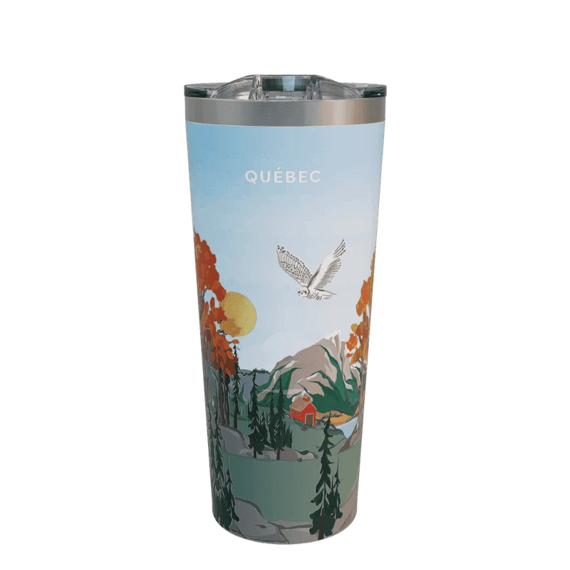 22oz Quebec Travel Mug, Stainless Steel from the Tim Hortons Canada menu