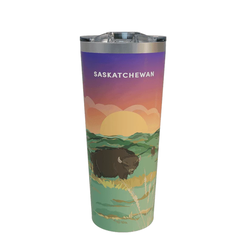 22oz Saskatchewan Travel Mug, Stainless Steel from the Tim Hortons Canada menu