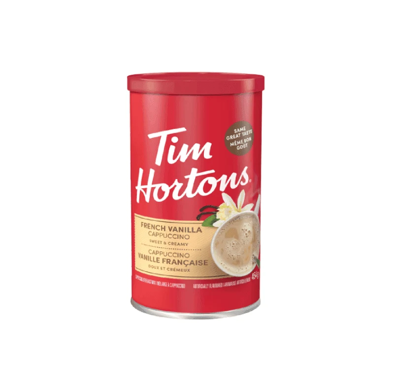454g French Vanilla Cappuccino Can from the Tim Hortons Canada menu