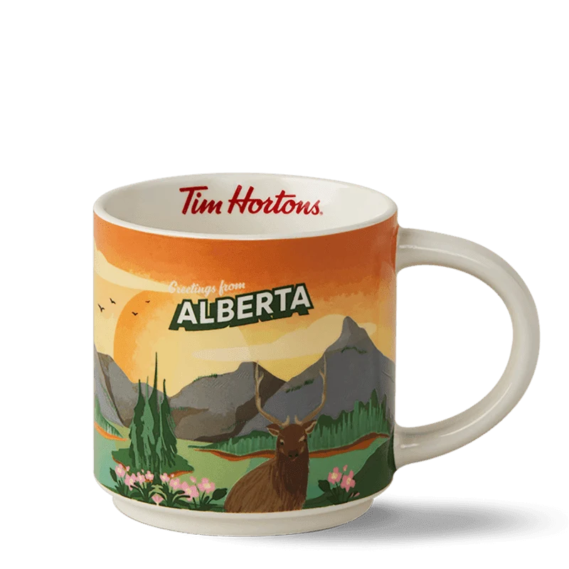 Alberta Ceramic Mug 16oz from the Tim Hortons Canada menu