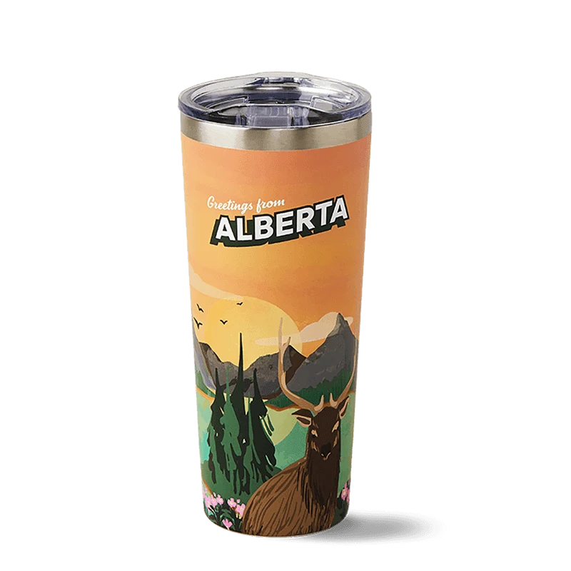 Alberta Stainless Steel Travel Mug 22oz from the Tim Hortons Canada menu