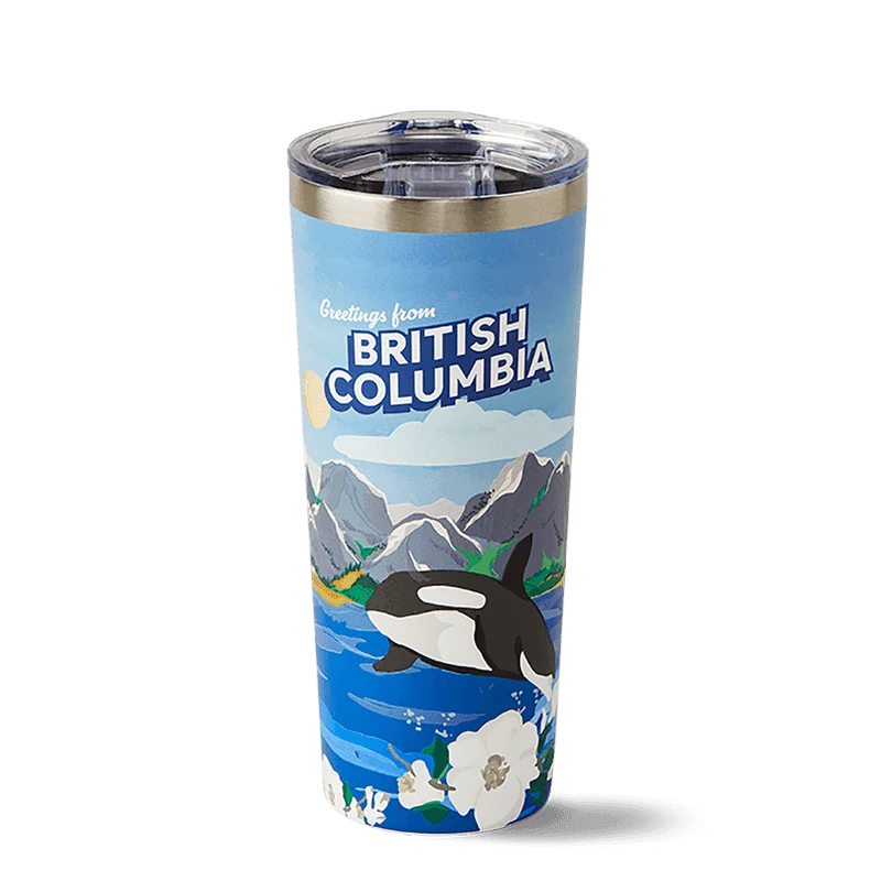 British Columbia Stainless Steel Travel Mug 22oz from the Tim Hortons Canada menu