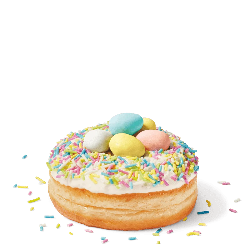 Cadbury Mini Eggs Dream Donut from the Tim Hortons Canada menu