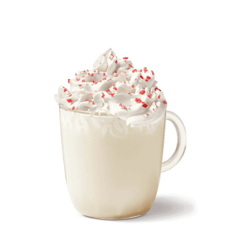 Candy Cane White Hot Chocolate from the Tim Hortons Canada menu