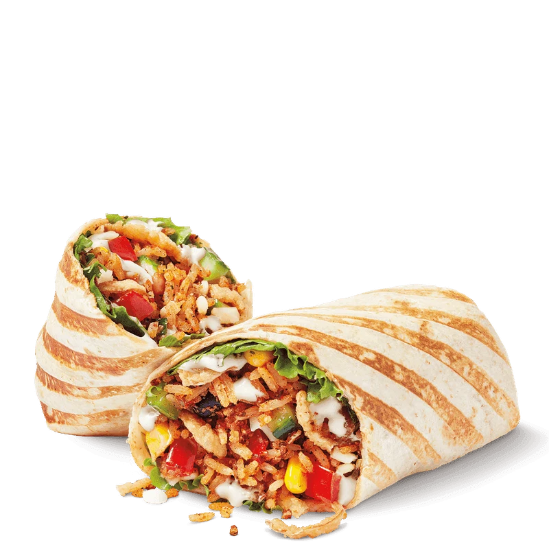Cilantro Lime Veggie Loaded Wrap with Cheese from the Tim Hortons Canada menu