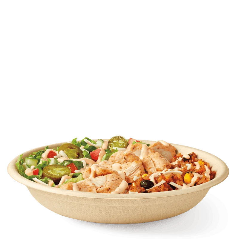 Habanero Chicken Loaded Bowl with Cheese from the Tim Hortons Canada menu