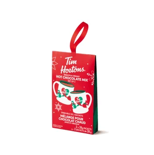 Hot Chocolate Set of 2 Sachet Ornament from the Tim Hortons Canada menu