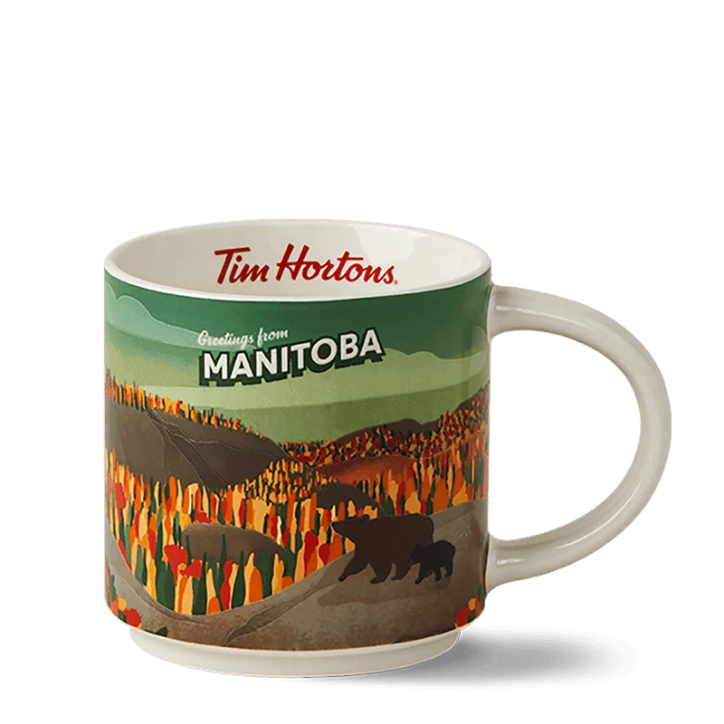 Manitoba Ceramic Mug 16oz from the Tim Hortons Canada menu