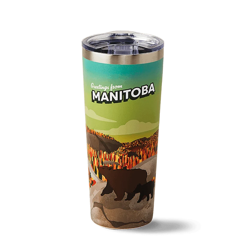Manitoba Stainless Steel Travel Mug 22oz from the Tim Hortons Canada menu