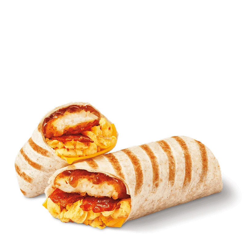 Maple Brown Butter Scrambled Egg Farmer's Wrap from the Tim Hortons Canada menu