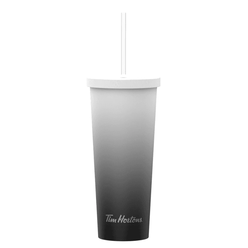 New! 24oz Ombre Stainless Steel Tumbler from the Tim Hortons Canada menu