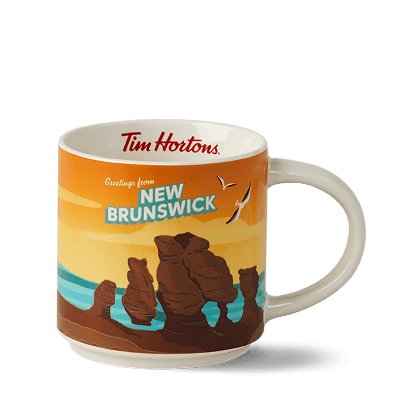 New Brunswick Ceramic Mug 16oz from the Tim Hortons Canada menu