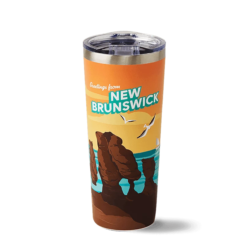 New Brunswick Stainless Steel Travel Mug 22oz from the Tim Hortons Canada menu