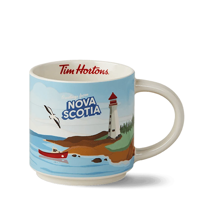 Nova Scotia Ceramic Mug 16oz from the Tim Hortons Canada menu