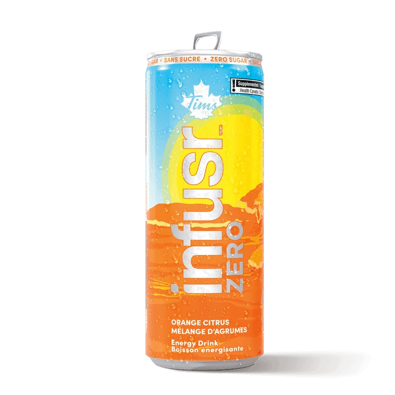 Orange Citrus Infusr™ Zero Energy Drink from the Tim Hortons Canada menu