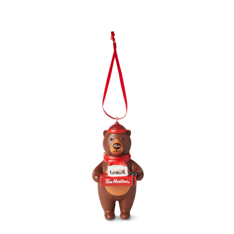 Ornament - Bear from the Tim Hortons Canada menu