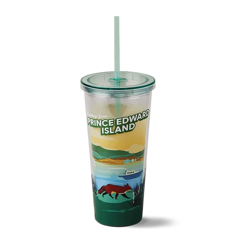 Prince Edward Island Plastic Straw Tumbler 24oz from the Tim Hortons Canada menu