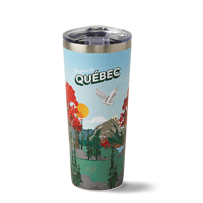 Quebec Stainless Steel Travel Mug 22oz from the Tim Hortons Canada menu