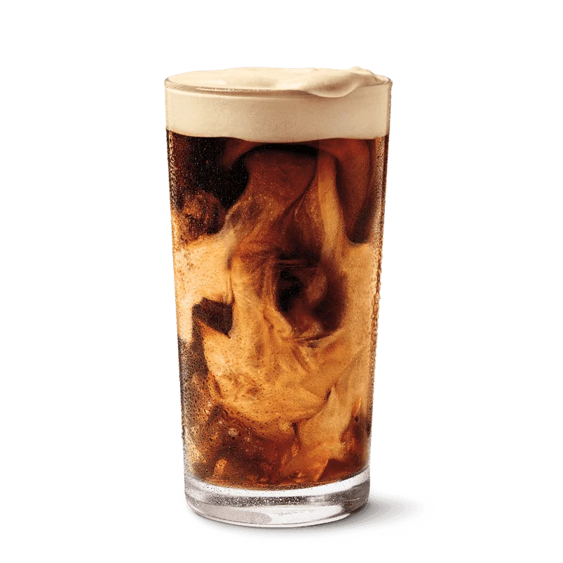 Roasted Hazelnut Cold Brew with Espresso Cold Foam from the Tim Hortons Canada menu