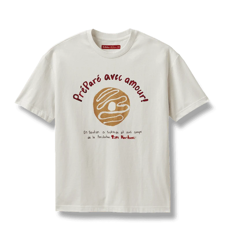 Ryan Reynolds Charitable T-Shirt - French from the Tim Hortons Canada menu
