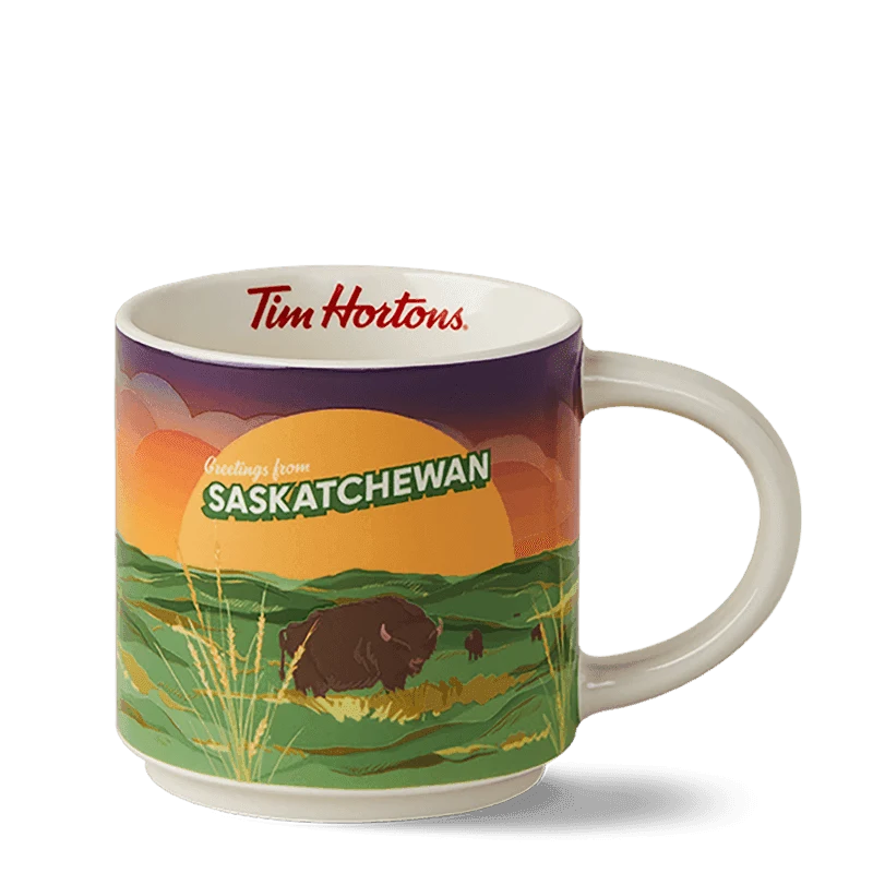 Saskatchewan Ceramic Mug 16oz from the Tim Hortons Canada menu