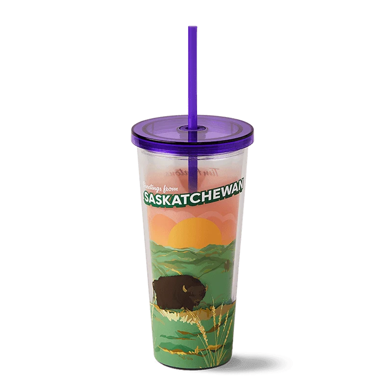 Saskatchewan Plastic Straw Tumbler 24oz from the Tim Hortons Canada menu