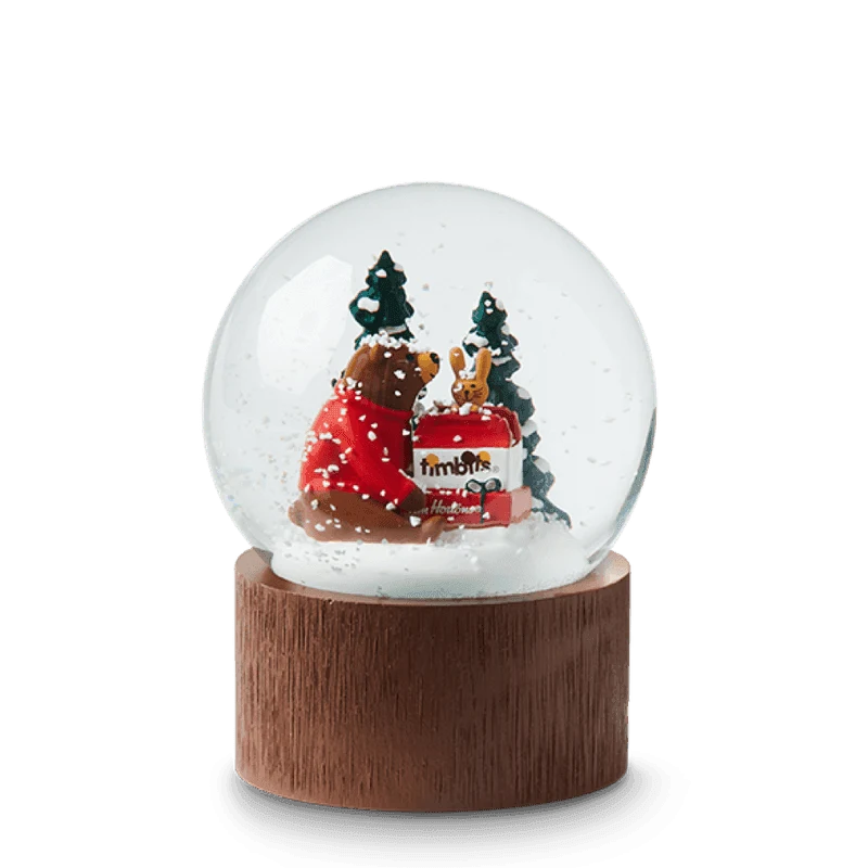 Snow Globe - Bear from the Tim Hortons Canada menu