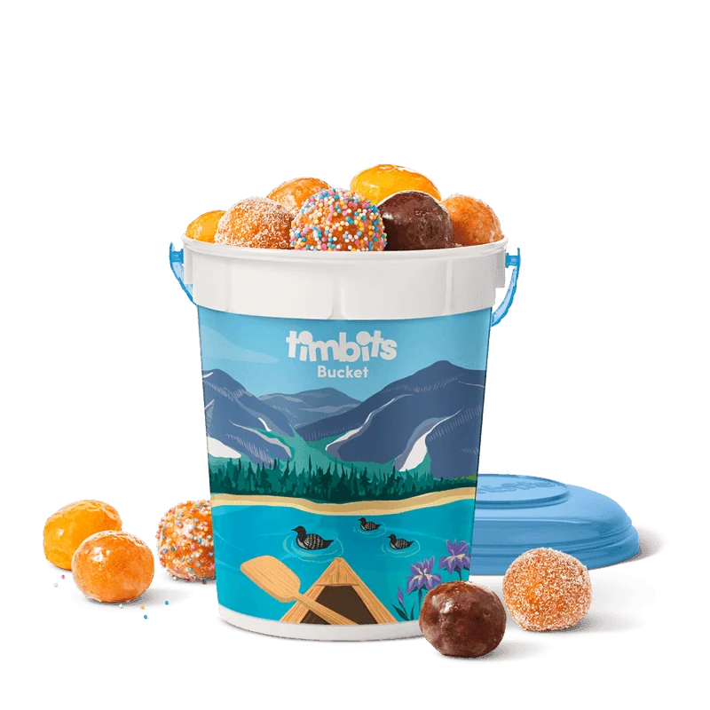 Summer Timbits Bucket with 30 Timbits from the Tim Hortons Canada menu