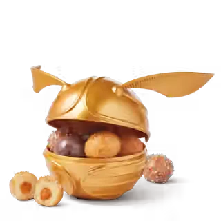 Golden Snitch Timbits® Holder with 10 Timbits® from the Tim Hortons Canada menu