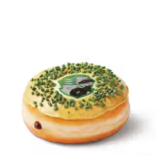 Slytherin Chocolate Pistachio Donut from the Tim Hortons Canada menu