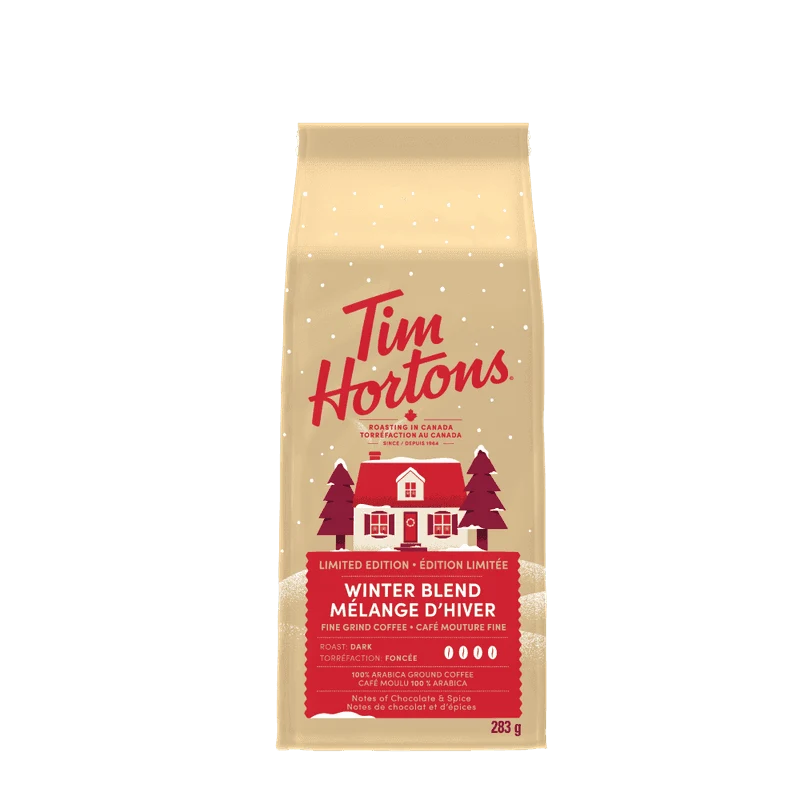 Winter Blend Coffee Bag from the Tim Hortons Canada menu