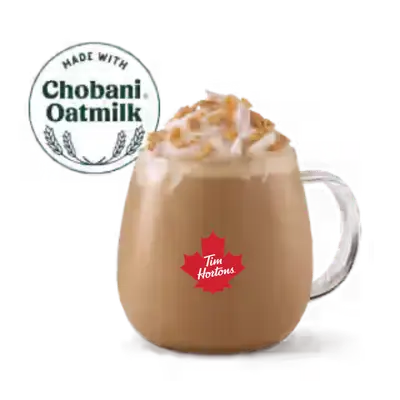 Carrot Cake Oat Milk Latte from the Tim Hortons USA menu