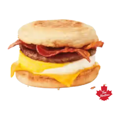 Double Stacked Breakfast Sandwich from the Tim Hortons USA menu