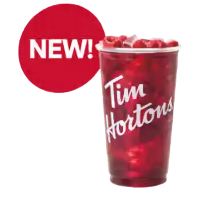 Raspberry Pomegranate Refresher from the Tim Hortons USA menu