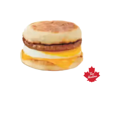 Sausage, Egg and Cheese English Muffin from the Tim Hortons USA menu