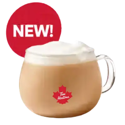 Vanilla Protein Latte from the Tim Hortons USA menu
